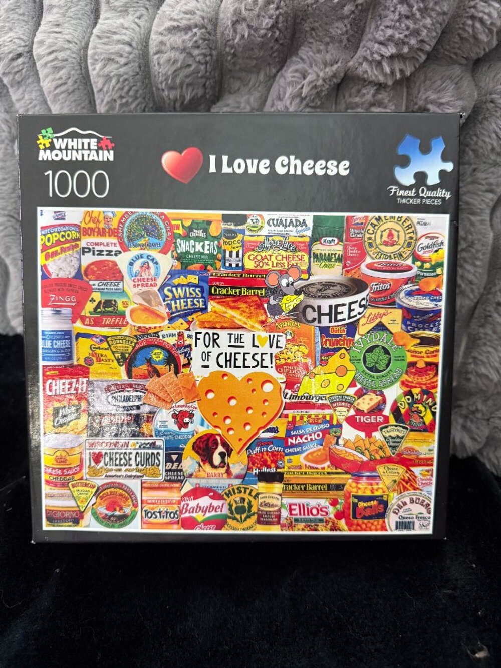 White Mountain - "I Love Cheese" 1000 Piece Puzzle